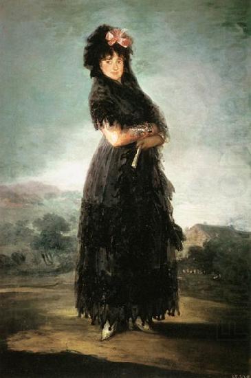 Francisco de Goya Portrait of Mariana Waldstein, 9th Marchioness of de Santa Cruz oil painting picture